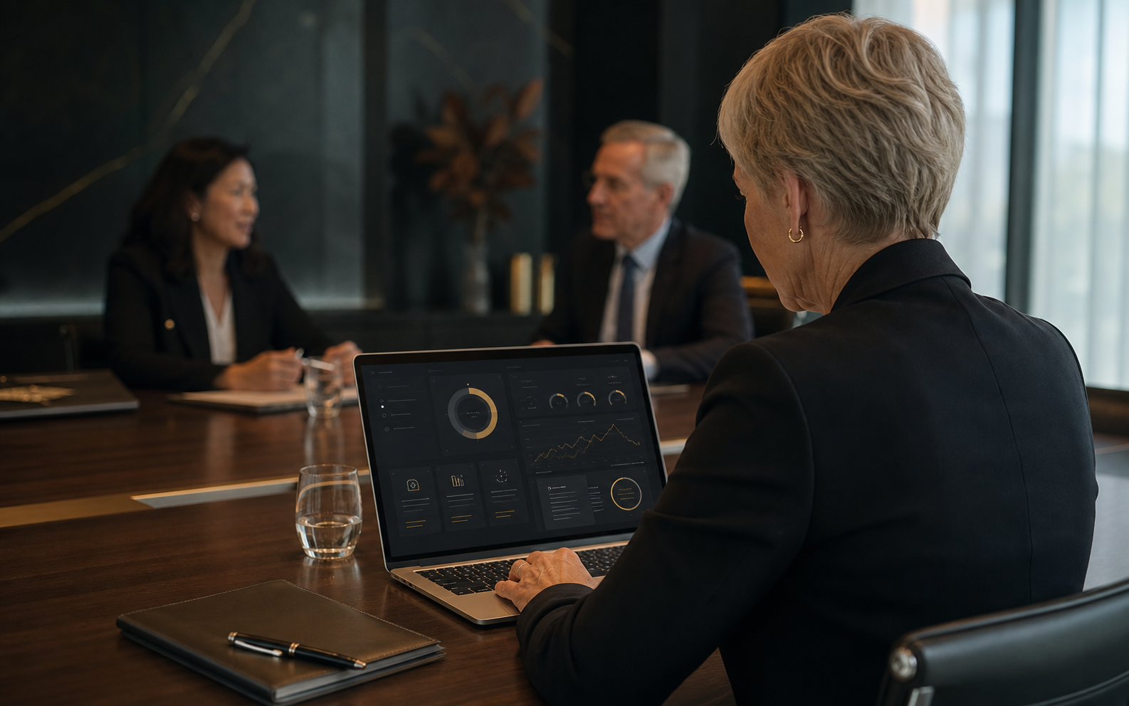 Board and executive governance in session